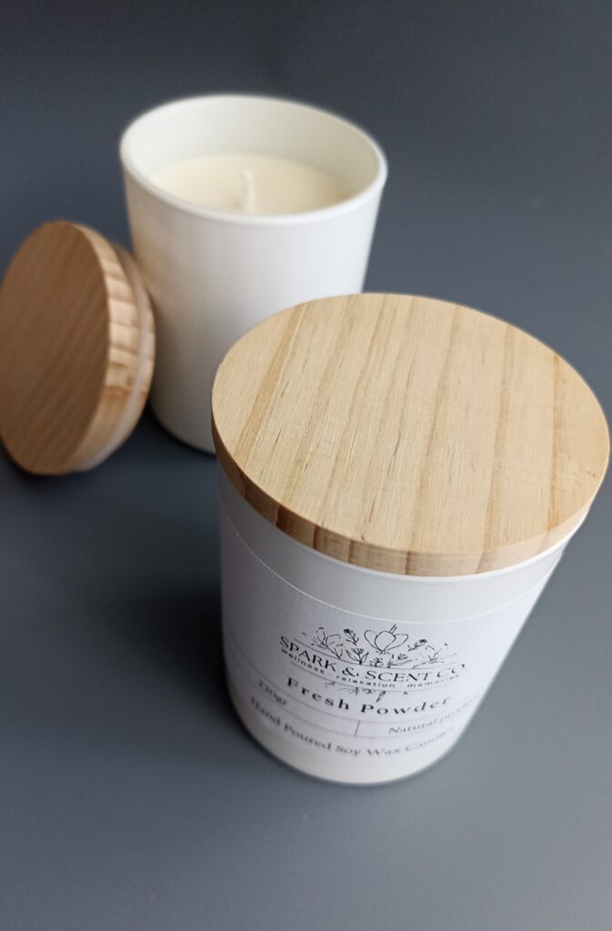 Αρωματικό κερί σόγιας Fresh Powder 220g