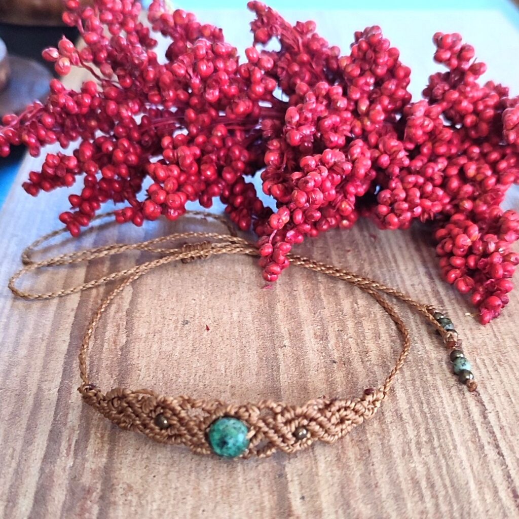 Κολιέ τσόκερ boho μακραμέ
