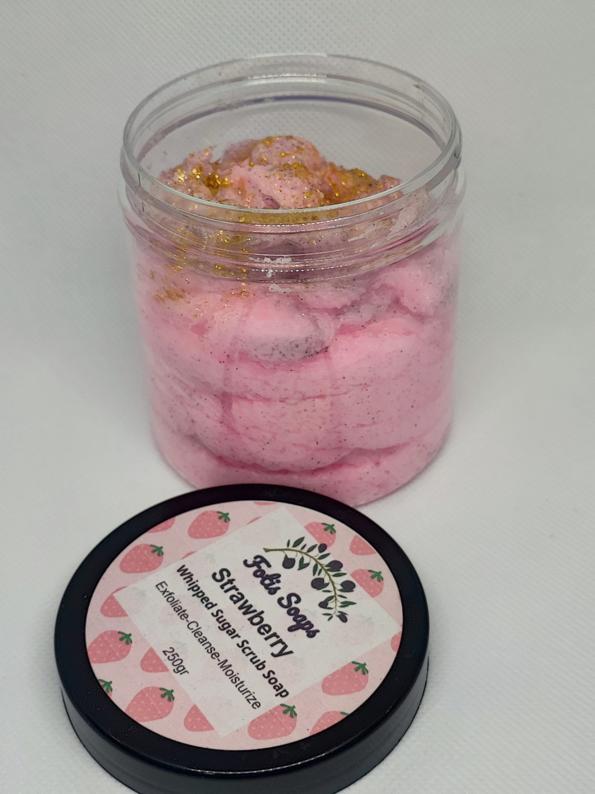 Whipped Foaming Sugar Body Scrub Φράουλα 250gr