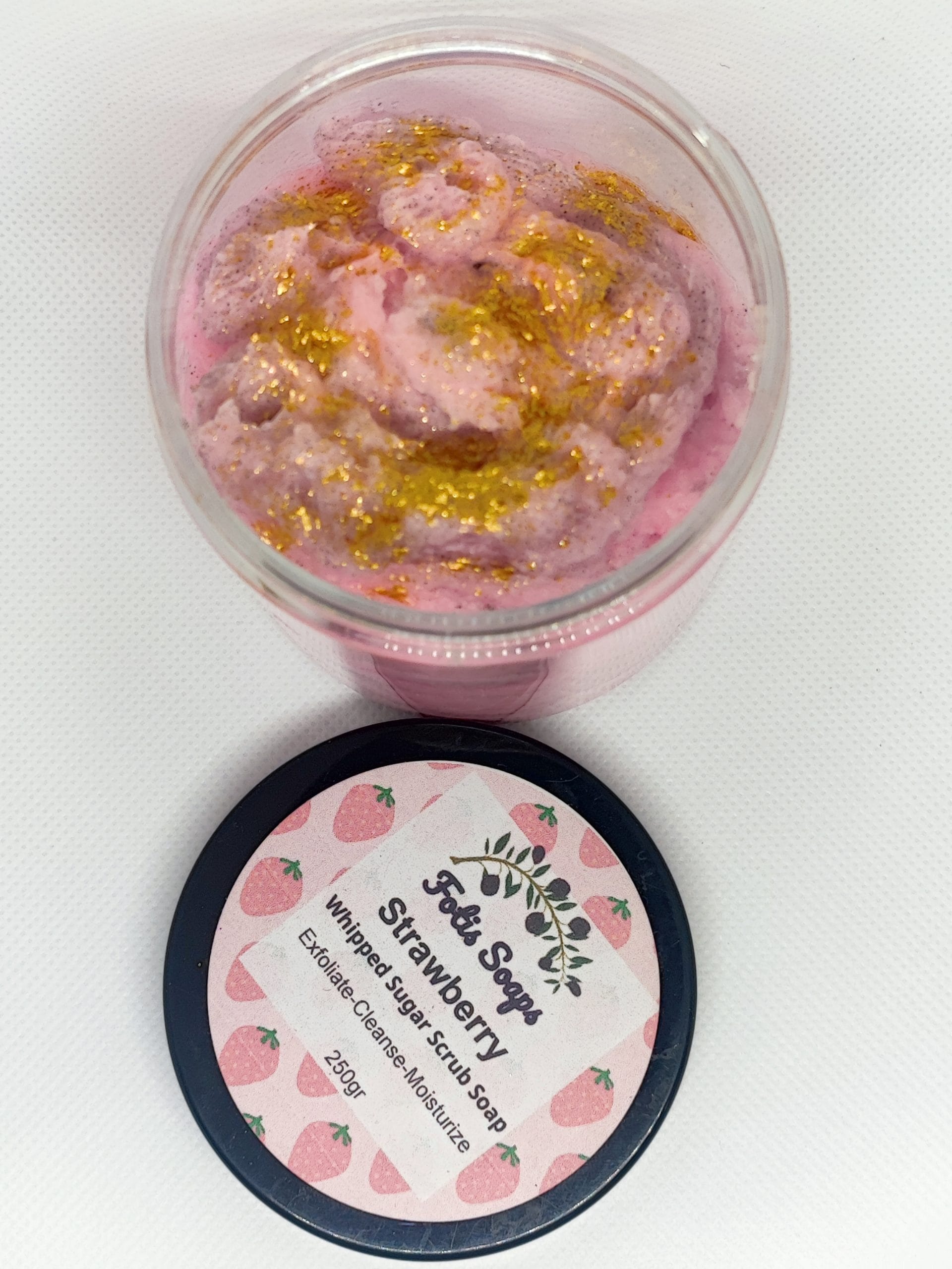 Whipped Foaming Sugar Body Scrub Φράουλα 250gr