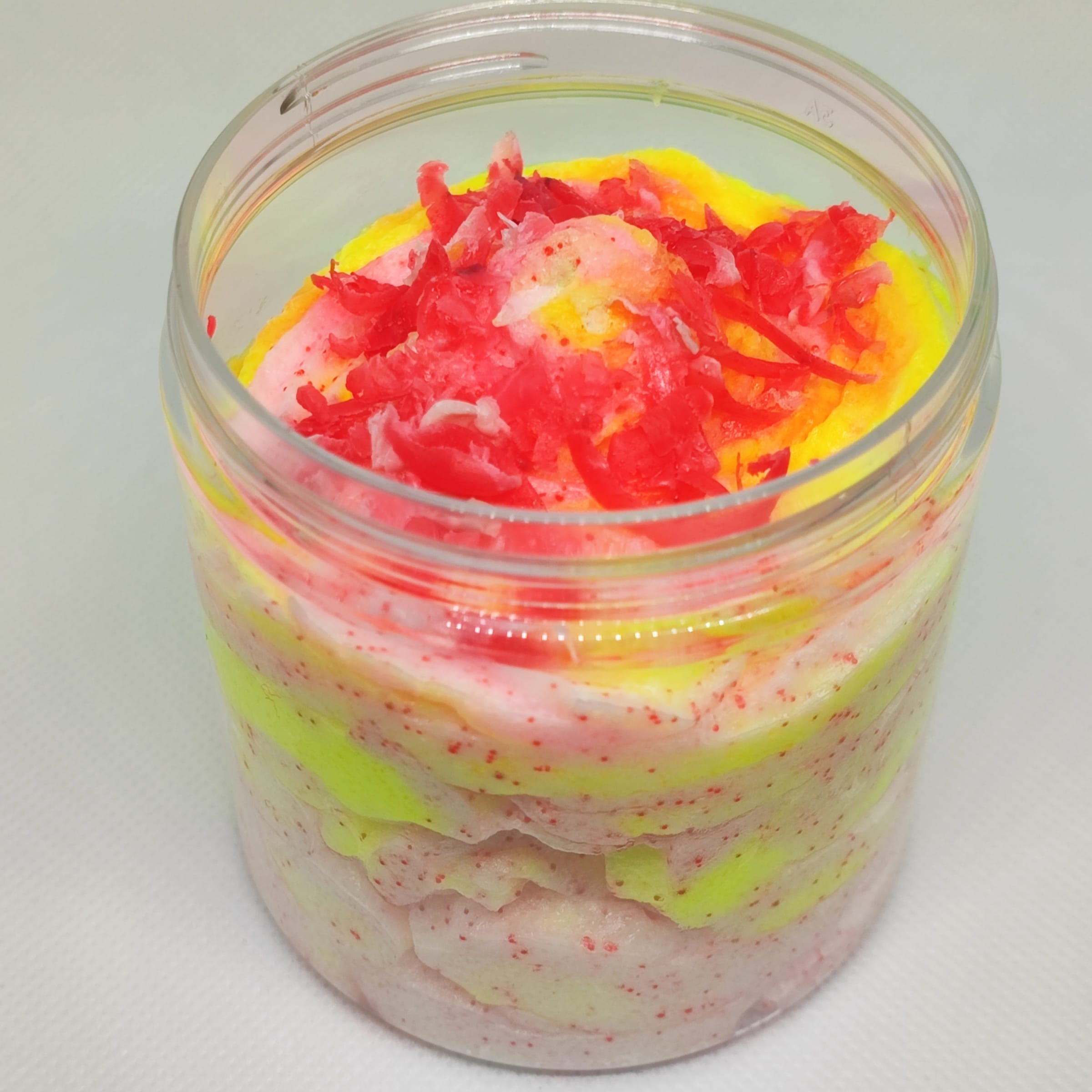 Whipped Foaming Sugar & Red jojoba seed exfoliant Body Scrub watermelon 250gr