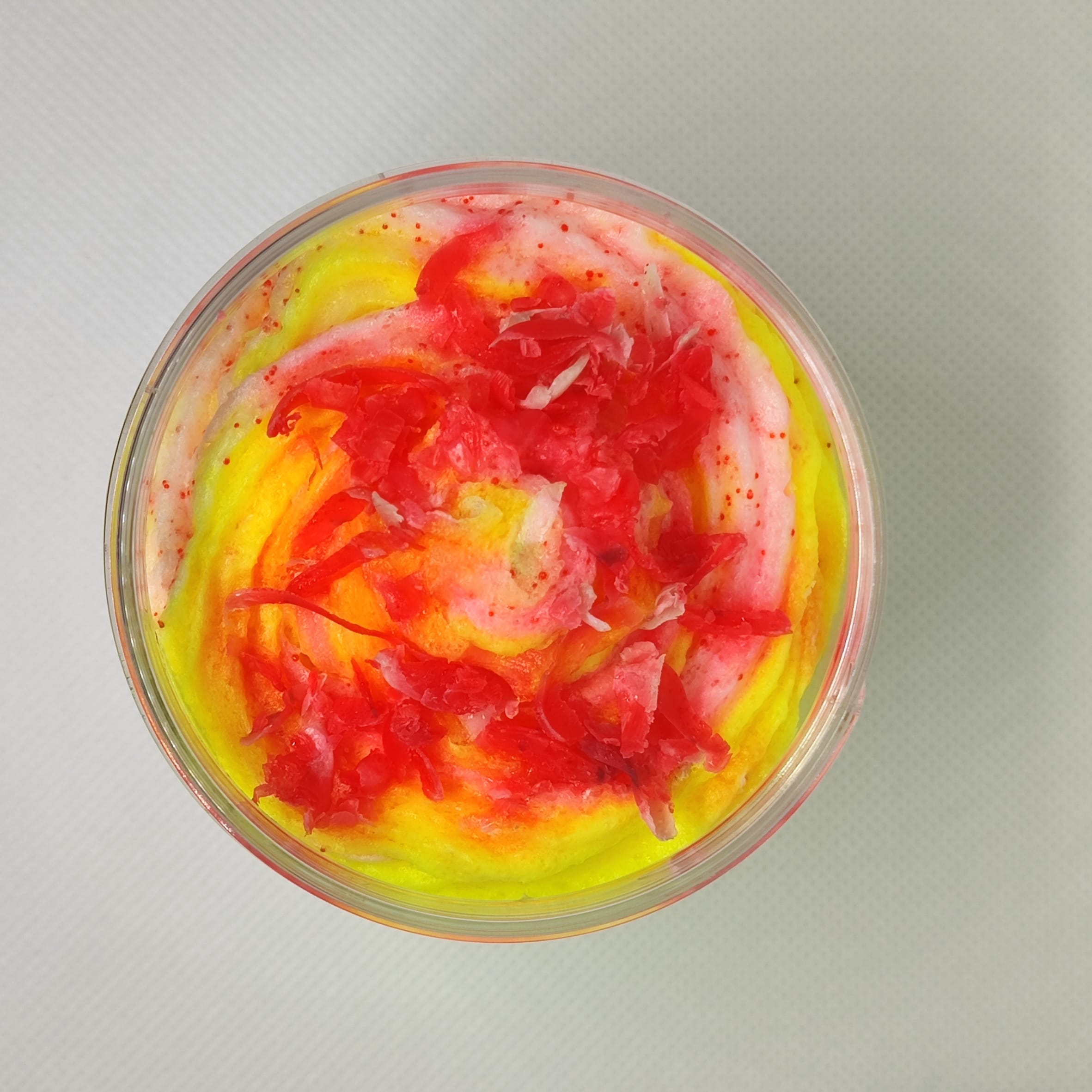Whipped Foaming Sugar & Red jojoba seed exfoliant Body Scrub watermelon 250gr