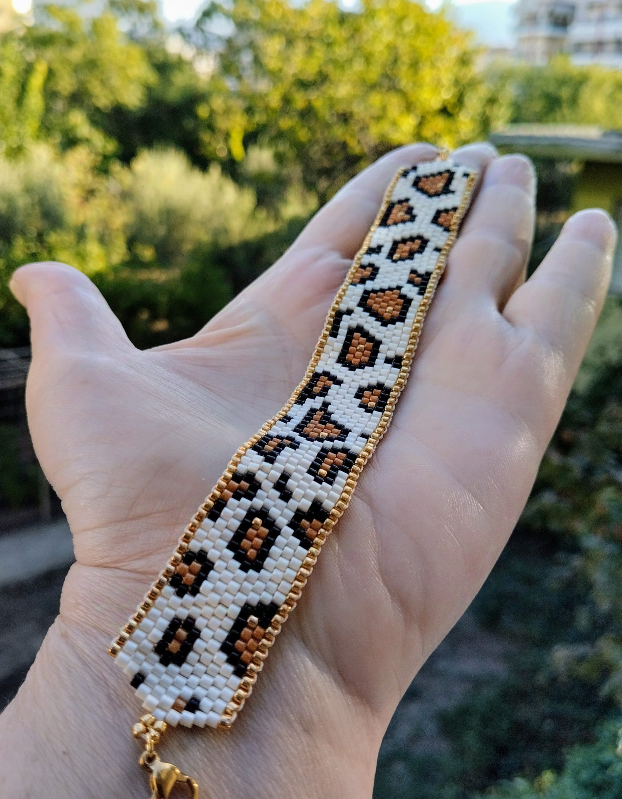 Βραχιόλι χεριού γυναικείο leopard