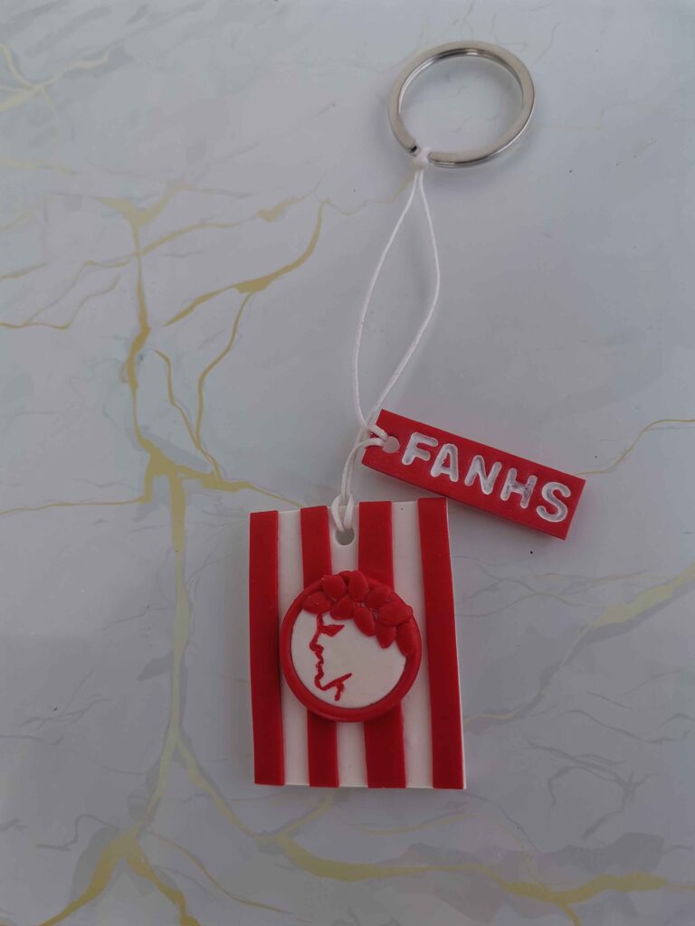 Handmade μπρελόκ on demand "Ολυμπιακός"