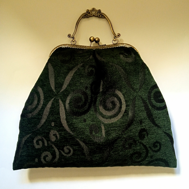 Χειροποίητη τσάντα χεριού και ώμου clutch vintage