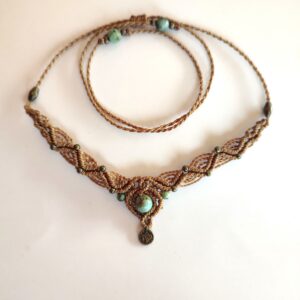 Κολιέ τσόκερ boho μακραμέ