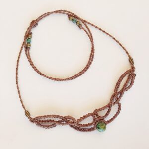 Κολιέ τσόκερ boho μακραμέ