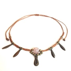 Κολιέ τσόκερ boho μακραμέ