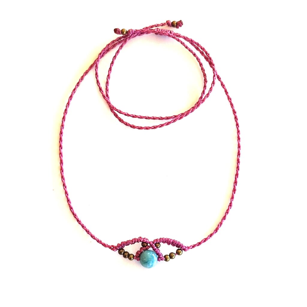 Κολιέ τσόκερ boho μακραμέ