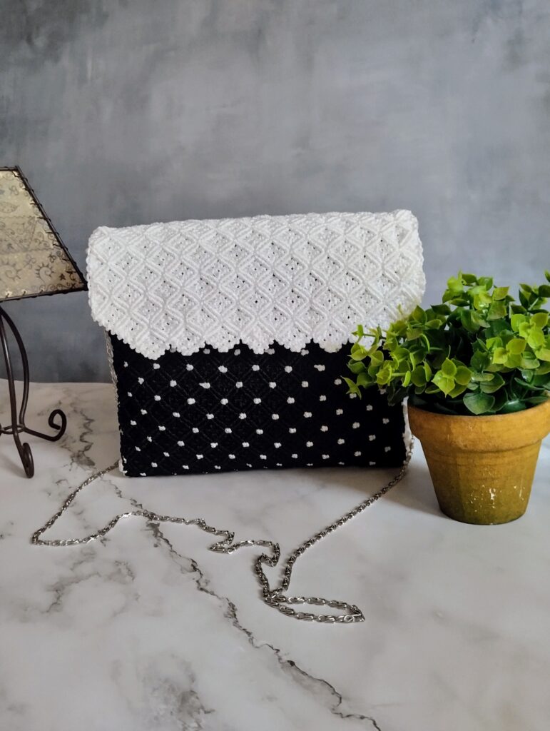 Boho τσάντα ώμου γυναικεία macrame