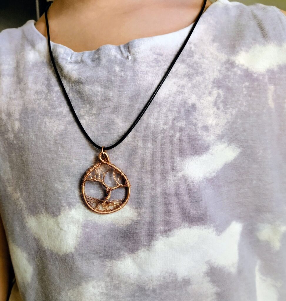 Χειροποίητο boho μενταγιόν Δέντρο της Ζωής