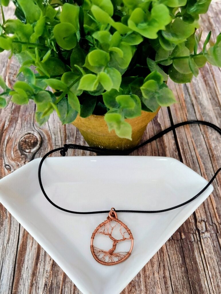 Χειροποίητο boho μενταγιόν Δέντρο της Ζωής