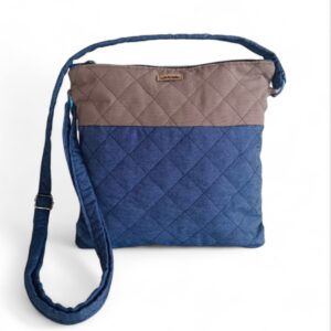 Τσάντα χιαστί Blue Denim “Bruna”