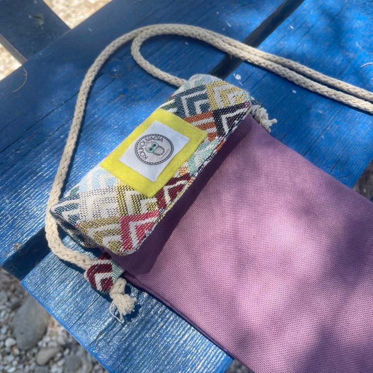 Χειροποίητο τσαντάκι κινητού Boho Vibes