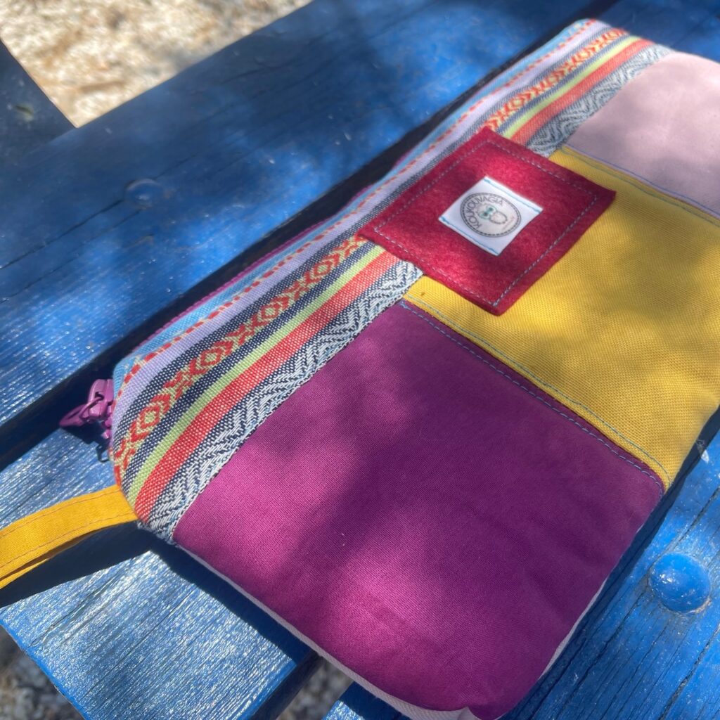 Χειροποίητο clutch & pouch Boho Breeze
