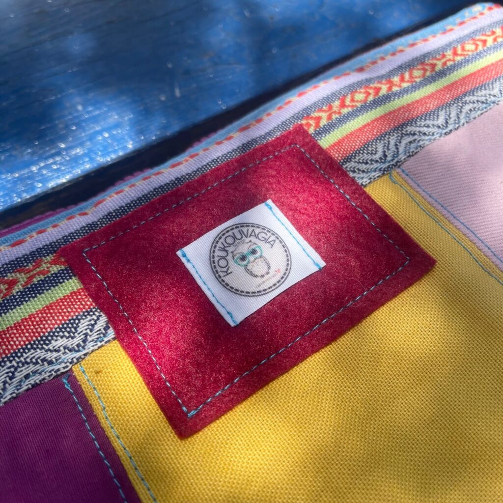 Χειροποίητο clutch & pouch Boho Breeze
