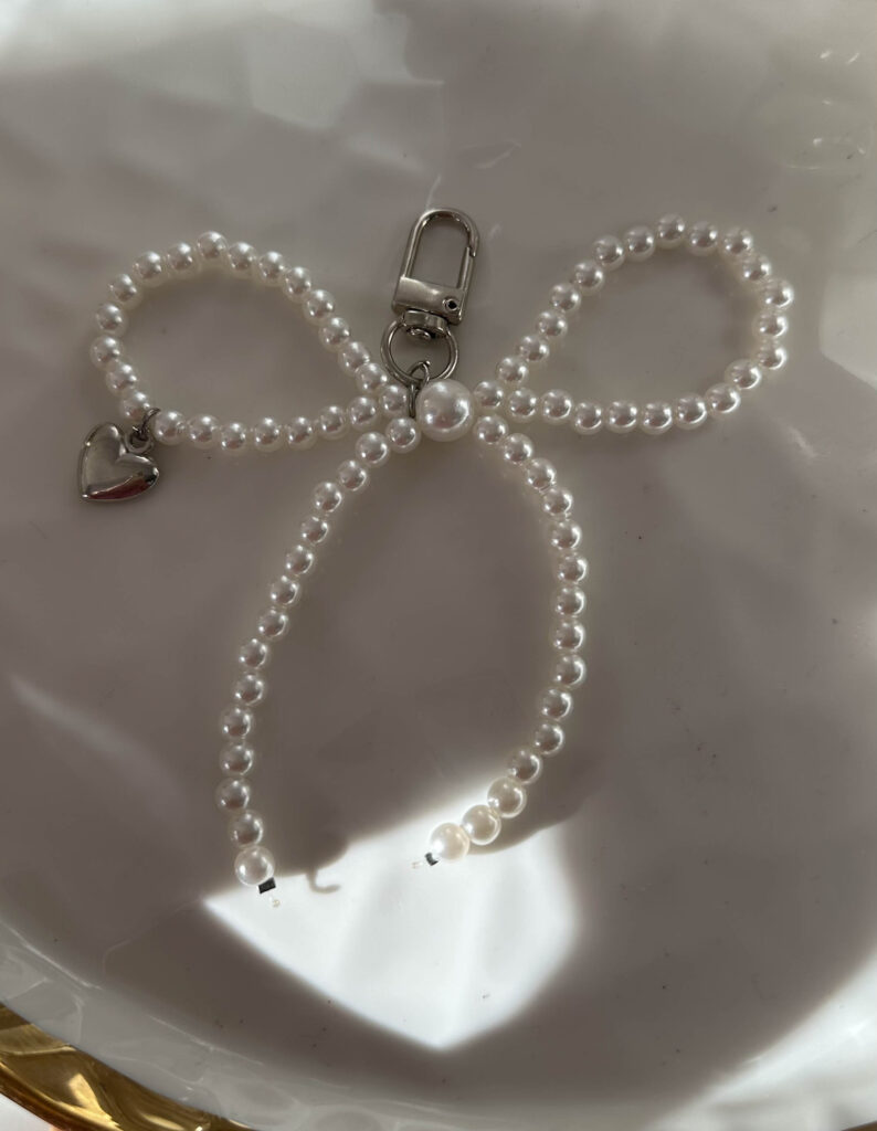Pearl Bow διακοσμητικό στοιχείο τσάντας