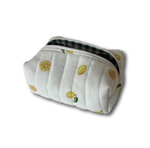 Lemon makeup bag