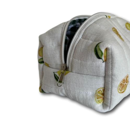 Lemon makeup bag