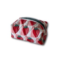 Strawberry makeup bag