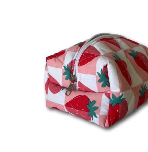 Strawberry makeup bag