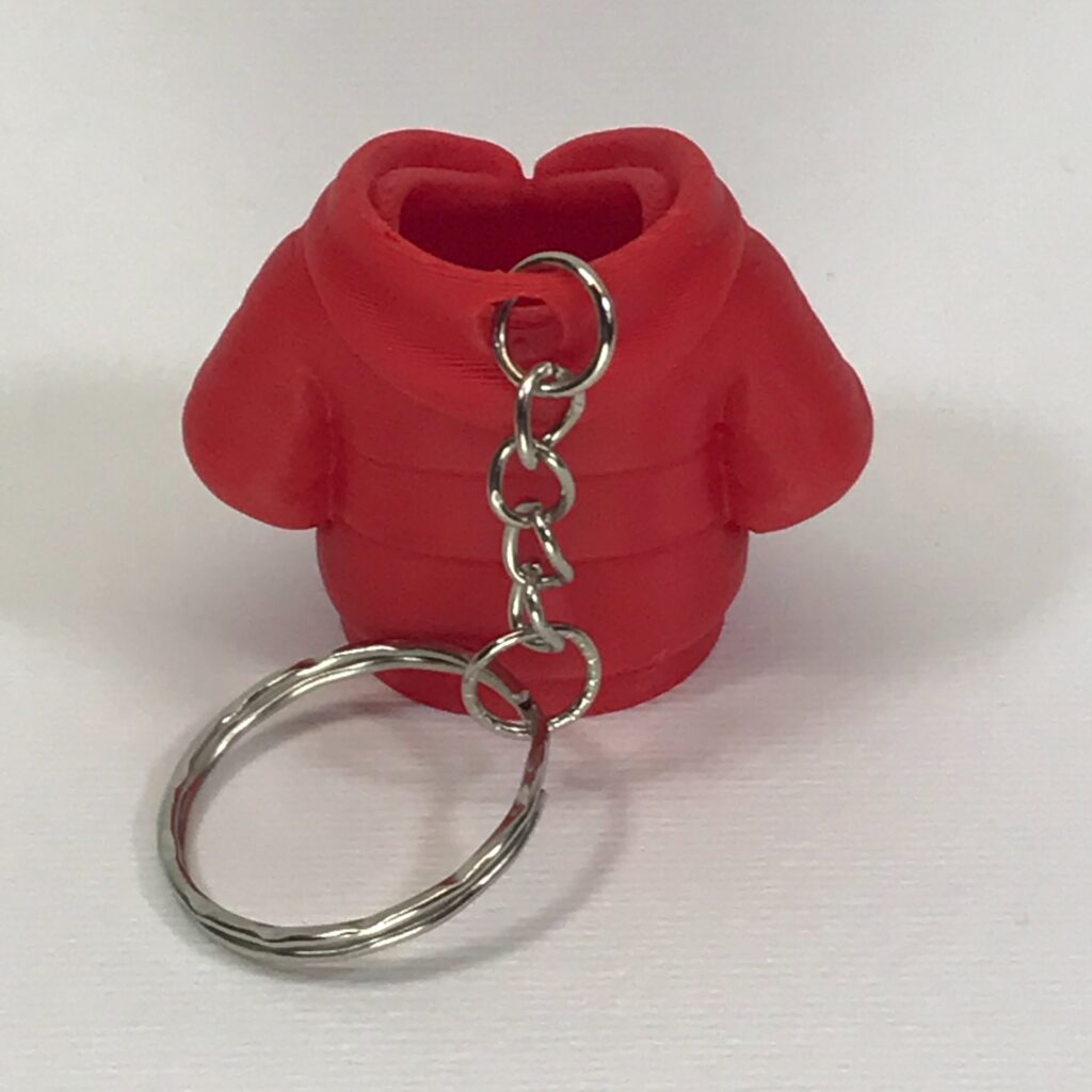 Μπρελόκ "Puffer Jacket" 3D Printed - Μίνι Φουσκωτό Μπουφάν Keychain