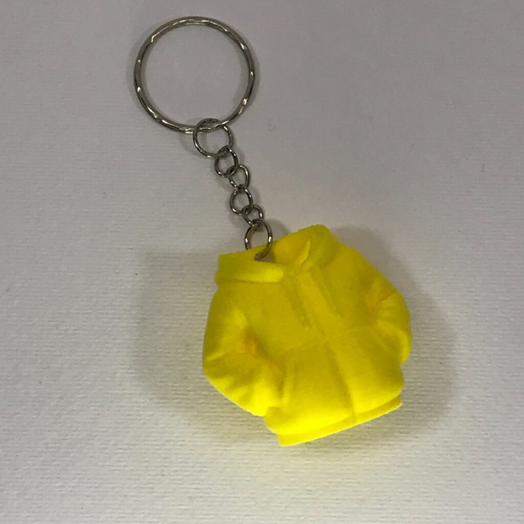 Μπρελόκ "Puffer Jacket" 3D Printed - Μίνι Φουσκωτό Μπουφάν Keychain