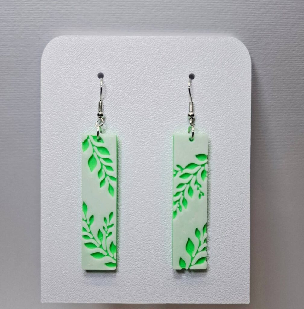 3D Printed Σκουλαρίκια 'Fresh & Botanical Vibes'