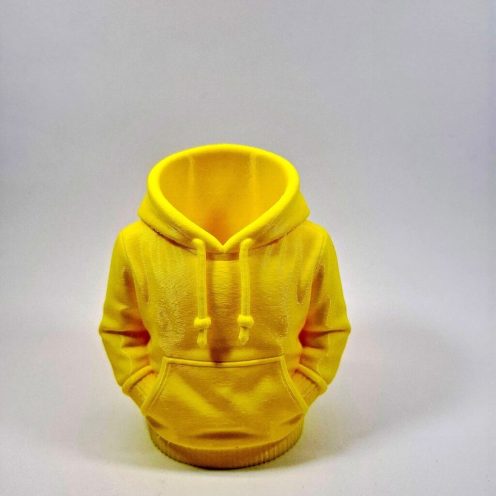 Μολυβοθήκη "Hoodie" 3D Printed - Κίτρινο Φούτερ με Κουκούλα
