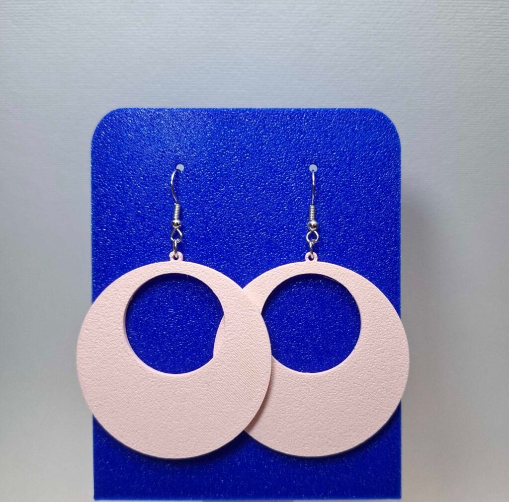 3D Printed Σκουλαρίκια 'Circle of Style'