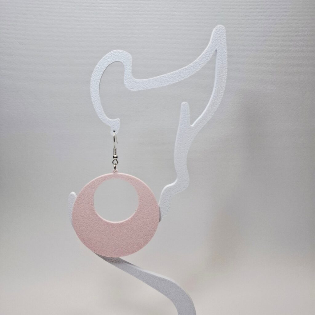 3D Printed Σκουλαρίκια 'Circle of Style'