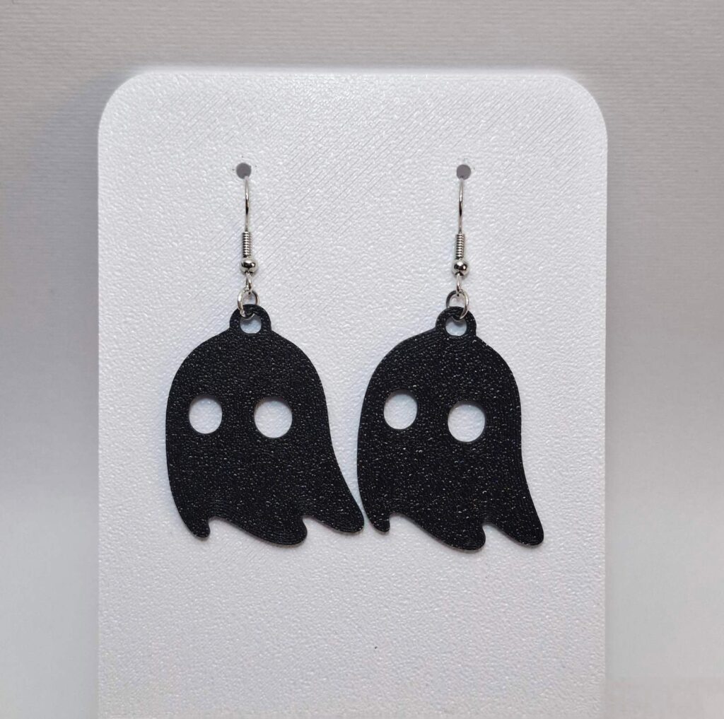Σκουλαρίκια "Φαντασματάκια" - 3D Printed Ghost Earrings