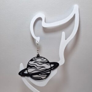 Σκουλαρίκια “Πλανήτης Κρόνος” 3D Printed
