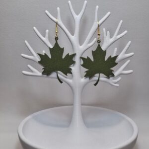 3D Printed Σκουλαρίκια ‘Maple Leaf’