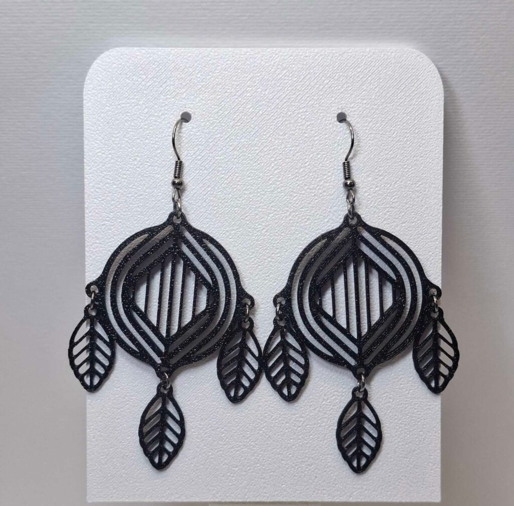 3D Printed Jewelry ''Κρεμαστά φυλλαράκια''