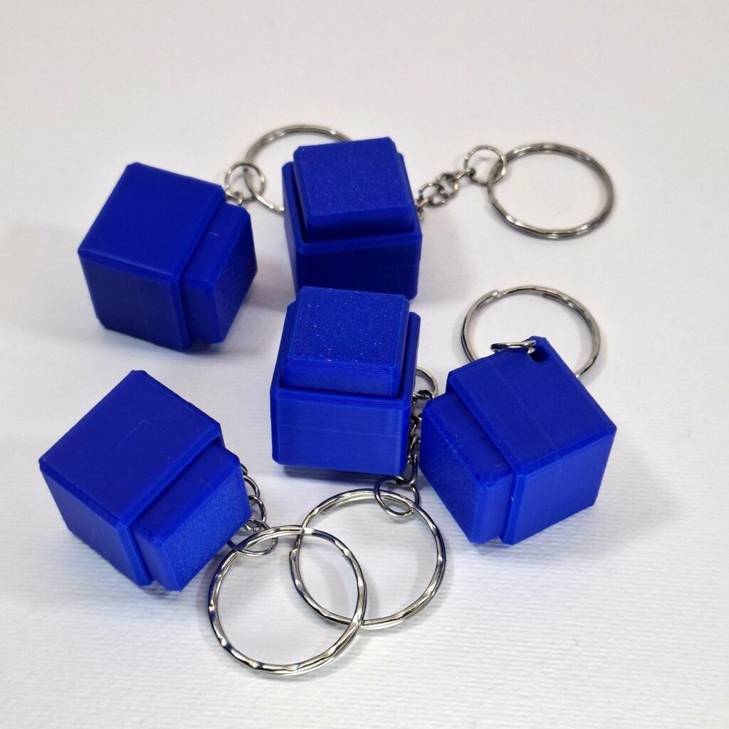 Μπρελόκ "Fidget Clicker" 3D Printed - Μηχανικό Keychain