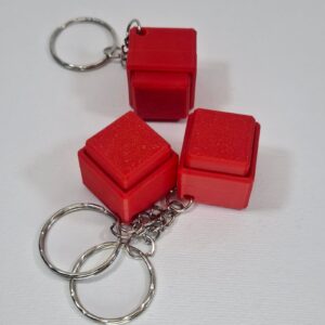 Μπρελόκ “Fidget Clicker” 3D Printed – Μηχανικό Keychain