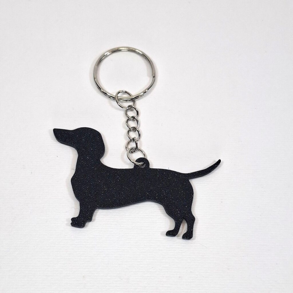 3D Printed Μπρελόκ "Σκυλάκι Dachshund Λουκάνικο"