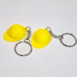 Safety First! 3D Printed Μπρελόκ “Κράνος Εργασίας”