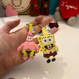 SpongeBob & Patrick - Χειροποίητο σετ μπρελόκ