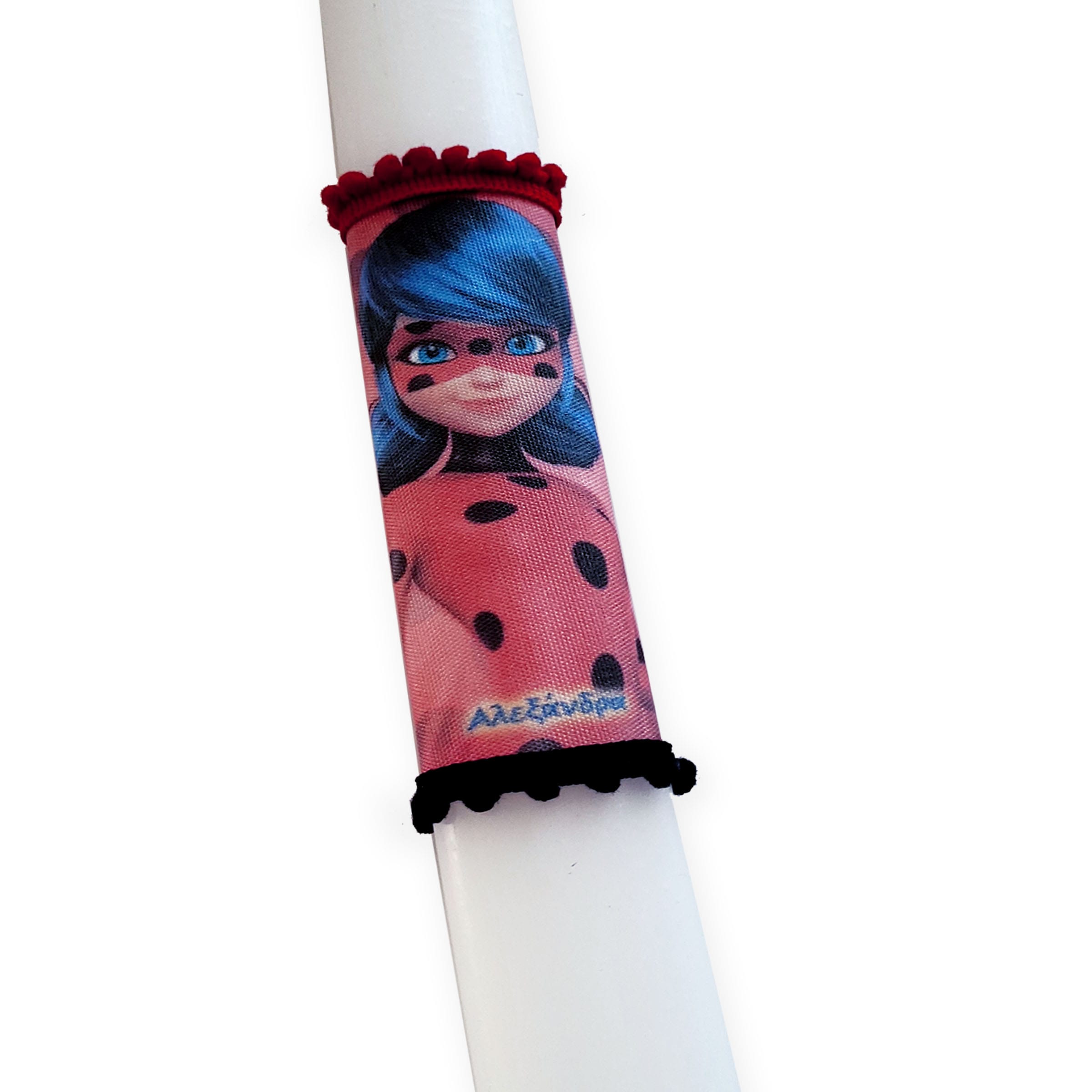 Λαμπάδα Ladybug με το όνομα του παιδιού