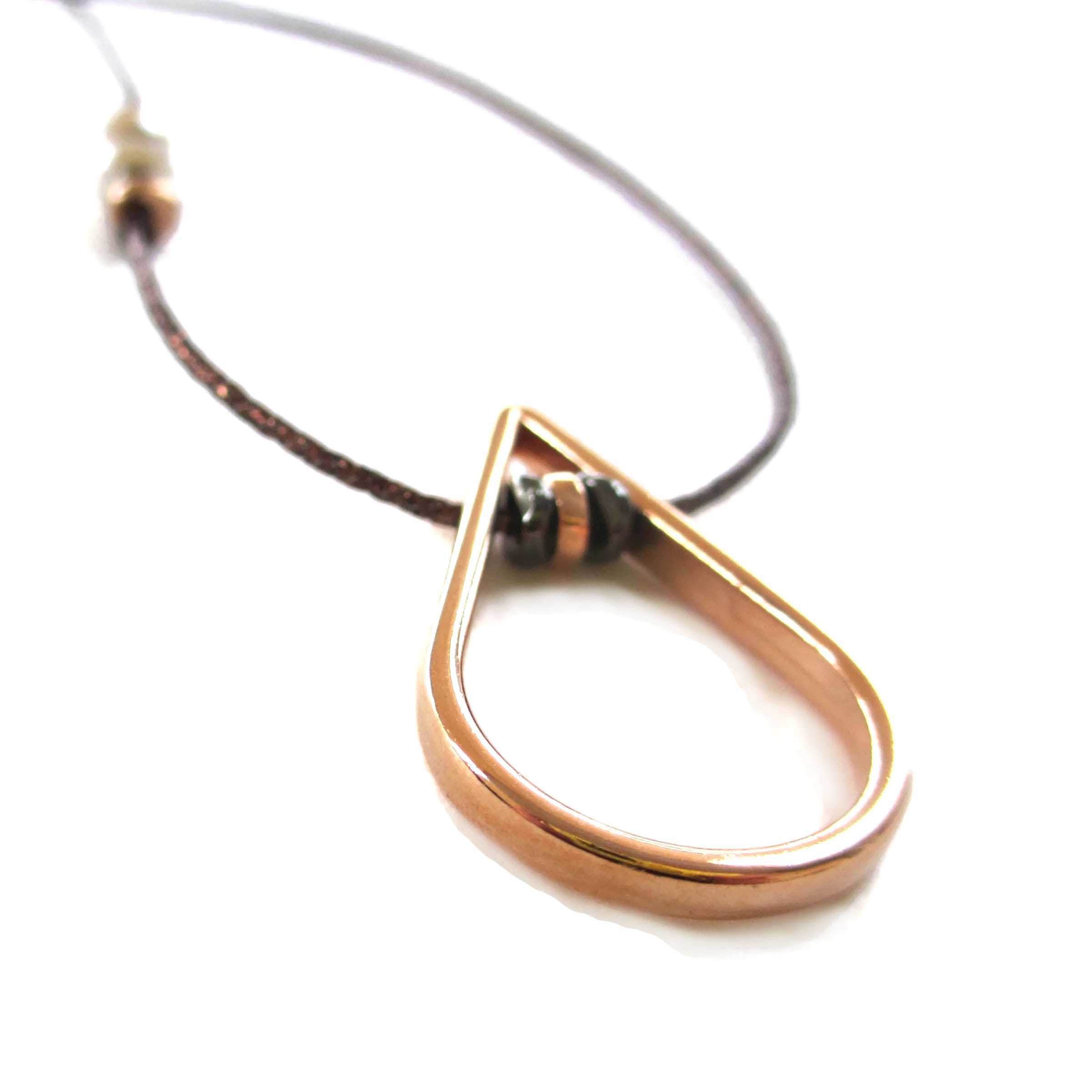 Minimal Κολιέ “Σταγόνα” rose gold