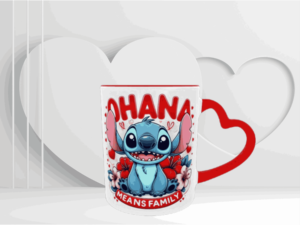Κούπα Καρδιά Ohana Stitch- Άγιος Βαλεντίνος