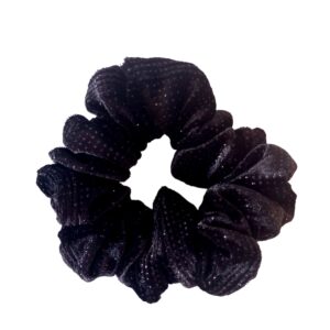 Μαύρο Scrunchie βελούδινο glitter