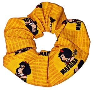 “Mafalda” scrunchie λαστιχάκι μαλλιών normal size