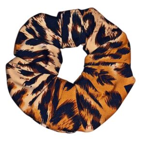 Animal print scrunchie λαστιχάκι μαλλιών normal size