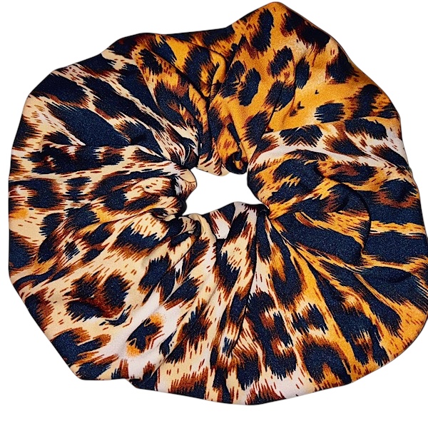 Scrunchie λαστιχάκια μαλλιών “animal print” XXL size