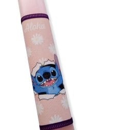 Λαμπάδα "Stitch" ροζ