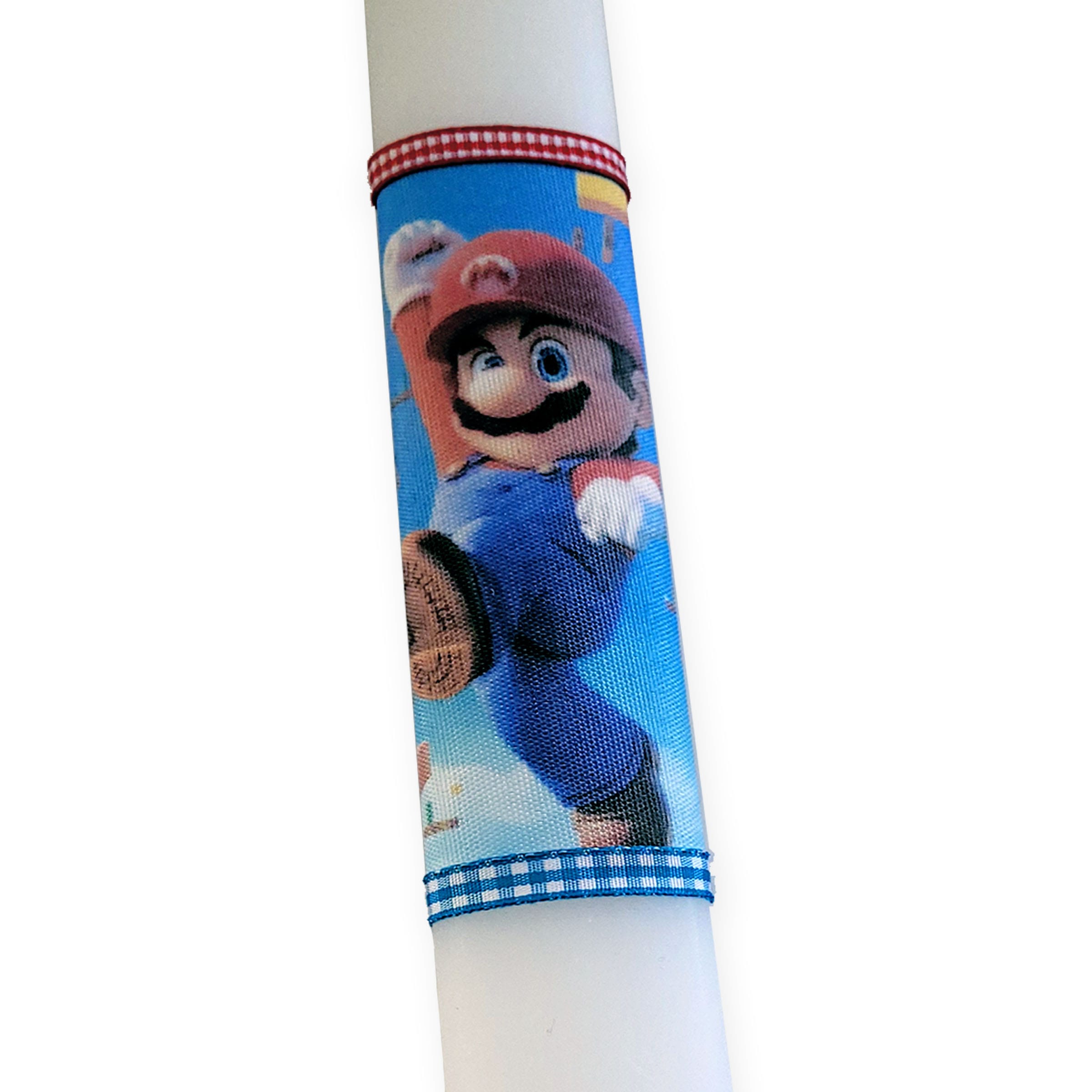 Λαμπάδα SUPER MARIO με το όνομα του παιδιού