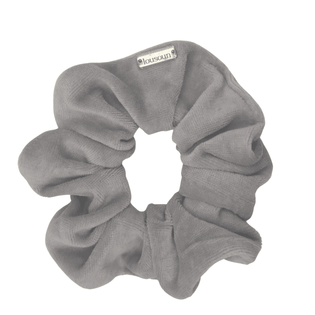 LOUSOUN scrunchie, χειροποίητο λαστιχάκι μαλλιών